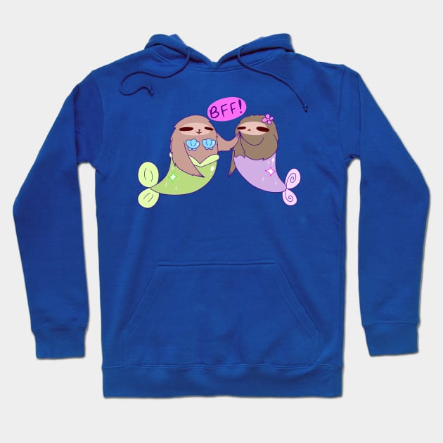 BFF! MerSloths Hoodie by saradaboru